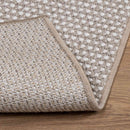 vidaXL Területszőnyegek LUGO Krém és Taupe 200 x 200 cm Poliészter