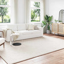 vidaXL Területszőnyegek SIROLO Krémszínű 340 x 240 cm Poliészter
