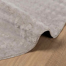 vidaXL Területszőnyegek Kerek SIROLO Homokszín Ø 160 CM Poliészter
