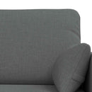 vidaXL Kanapé Szett 2 pcs Sötétszürke 139 x 78 x 80 cm szövet