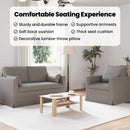 vidaXL Kanapé Szett 2 pcs Tópszínű 139 x 78 x 80 cm szövet