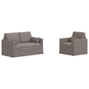vidaXL Kanapé Szett 2 pcs Tópszínű 139 x 78 x 80 cm szövet