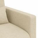 vidaXL Kanapé Szett 2 pcs Krém 139 x 78 x 80 cm szövet