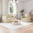 vidaXL Kanapé Szett 2 pcs Krém 139 x 78 x 80 cm szövet