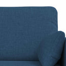 vidaXL Kanapé Szett 2 pcs Kék 139 x 78 x 80 cm szövet