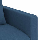 vidaXL Kanapé Szett 2 pcs Kék 139 x 78 x 80 cm szövet