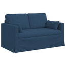 vidaXL Kanapé Szett 2 pcs Kék 139 x 78 x 80 cm szövet