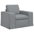 vidaXL Kanapé Szett 2 pcs Világosszürke 162 x 80 x 82 cm szövet