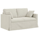 vidaXL Kanapé Szett 2 pcs Krém 138 x 78 x 80 cm Bársony