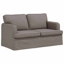 vidaXL Kanapé Szett 2 pcs Tópszínű 144 x 80 x 85 cm szövet