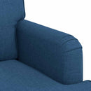 vidaXL Kanapé Szett 2 pcs Kék 144 x 80 x 85 cm szövet