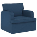 vidaXL Kanapé Szett 2 pcs Kék 144 x 80 x 85 cm szövet
