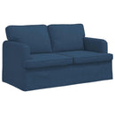 vidaXL Kanapé Szett 2 pcs Kék 144 x 80 x 85 cm szövet