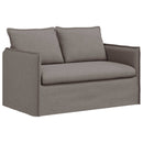 vidaXL Kanapé Szett 2 pcs Tópszínű 136 x 82 x 85 cm Szövet