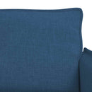 vidaXL Kanapé Szett 2 pcs Kék 136 x 82 x 85 cm Szövet