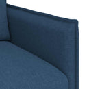 vidaXL Kanapé Szett 2 pcs Kék 136 x 82 x 85 cm Szövet