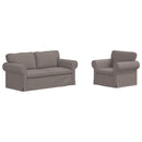 vidaXL Kanapé Szett 2 pcs Tópszínű 175 x 82 x 80 cm szövet