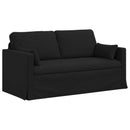 vidaXL Kanapé Szett 2 pcs Fekete 158 x 78 x 80 cm szövet