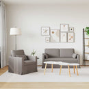 vidaXL Kanapé Szett 2 db Tópszínű szövet