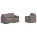vidaXL Kanapé Szett 2 pcs Tópszínű 158 x 78 x 80 cm szövet