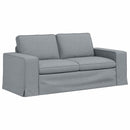 vidaXL Kanapé Szett 2 pcs Világosszürke 182 x 80 x 82 cm szövet