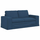 vidaXL Kanapé Szett 2 pcs Kék 182 x 80 x 82 cm szövet