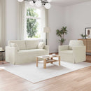vidaXL Kanapé Szett 2 pcs Krém 158 x 78 x 80 cm Bársony