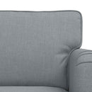 vidaXL Kanapé Szett 2 pcs Világosszürke 162 x 80 x 85 cm szövet
