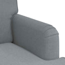 vidaXL Kanapé Szett 2 pcs Világosszürke 162 x 80 x 85 cm szövet