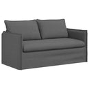 vidaXL Kanapé Szett 2 pcs Sötétszürke 156 x 82 x 85 cm Szövet