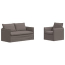 vidaXL Kanapé Szett 2 pcs Tópszínű 156 x 82 x 85 cm Szövet