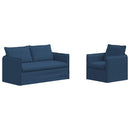 vidaXL Kanapé Szett 2 pcs Kék 156 x 82 x 85 cm Szövet