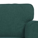 vidaXL Kanapé Szett 2 pcs Sötétzöld 215 x 82 x 80 cm szövet