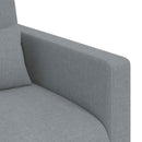 vidaXL Kanapé Szett 2 pcs Világosszürke 198 x 78 x 80 cm szövet