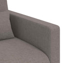 vidaXL Kanapé Szett 2 pcs Tópszínű 198 x 78 x 80 cm szövet