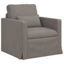 vidaXL Kanapé Szett 2 pcs Tópszínű 198 x 78 x 80 cm szövet