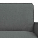 vidaXL Kanapé Szett 2 pcs Sötétszürke 222 x 80 x 82 cm szövet