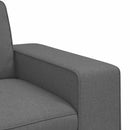 vidaXL Kanapé Szett 2 pcs Sötétszürke 222 x 80 x 82 cm szövet
