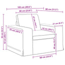 vidaXL Kanapé Szett 2 pcs Sötétzöld 222 x 80 x 82 cm szövet