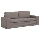 vidaXL Kanapé Szett 2 pcs Tópszínű 222 x 80 x 82 cm szövet