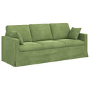 vidaXL Kanapé Szett 2 pcs Világos zöld 198 x 78 x 80 cm Bársony