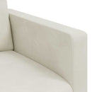 vidaXL Kanapé Szett 2 pcs Krém 198 x 78 x 80 cm Bársony