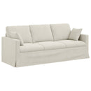 vidaXL Kanapé Szett 2 pcs Krém 198 x 78 x 80 cm Bársony