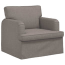vidaXL Kanapé Szett 2 pcs Tópszínű 201 x 80 x 85 cm szövet