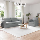 vidaXL Kanapé Szett 2 pcs Világosszürke 196 x 82 x 85 cm Szövet