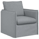 vidaXL Kanapé Szett 2 pcs Világosszürke 196 x 82 x 85 cm Szövet