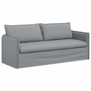 vidaXL Kanapé Szett 2 pcs Világosszürke 196 x 82 x 85 cm Szövet
