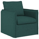 vidaXL Kanapé Szett 2 pcs Sötétzöld 196 x 82 x 85 cm Szövet