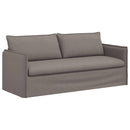 vidaXL Kanapé Szett 2 pcs Tópszínű 196 x 82 x 85 cm Szövet