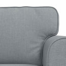 vidaXL Kanapé Szett 2 pcs Világosszürke 245 x 82 x 80 cm szövet